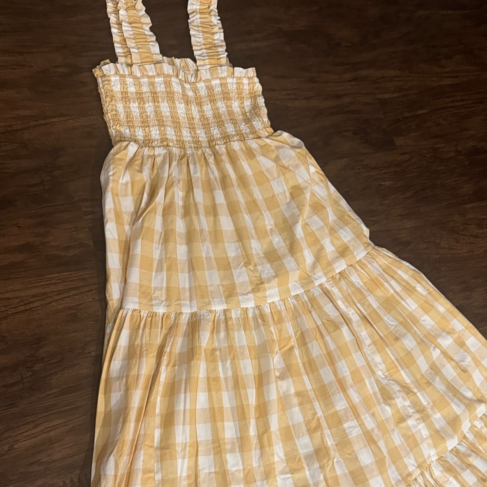Abercrombie & Fitch Tan Plaid Women’s Dress - Picture 9 of 13
